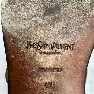 Yves Saint Laurent | Shoes | Ysl Rive Gauche Leather Italian  display picture 2